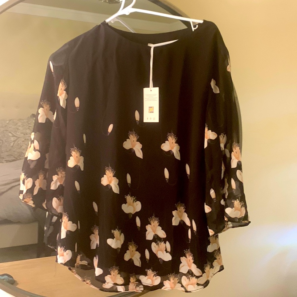 Grace Karin Floral Blouse